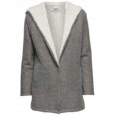 Only cardigan senza bottoni in felpa mod.Ragna
